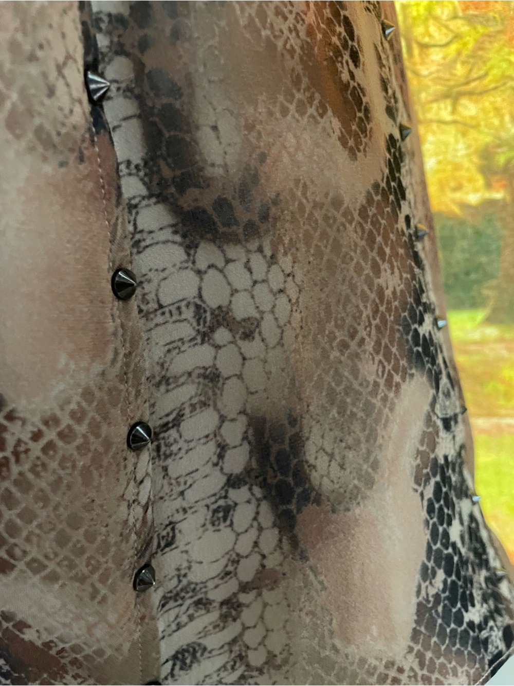 Haute Hippie Snake Print Blouse - Picture 6 of 14